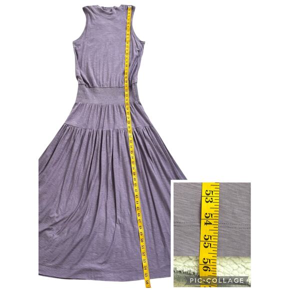 NATION LTD MARGOT TURTLENECK TANK DRESS FRENCH VIOLET WOMEN SIZE SMALL - Picture 11 of 14